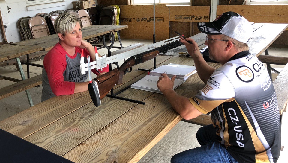 Dave explains how a custom fit shotgun is parallel from the rib through the comb.