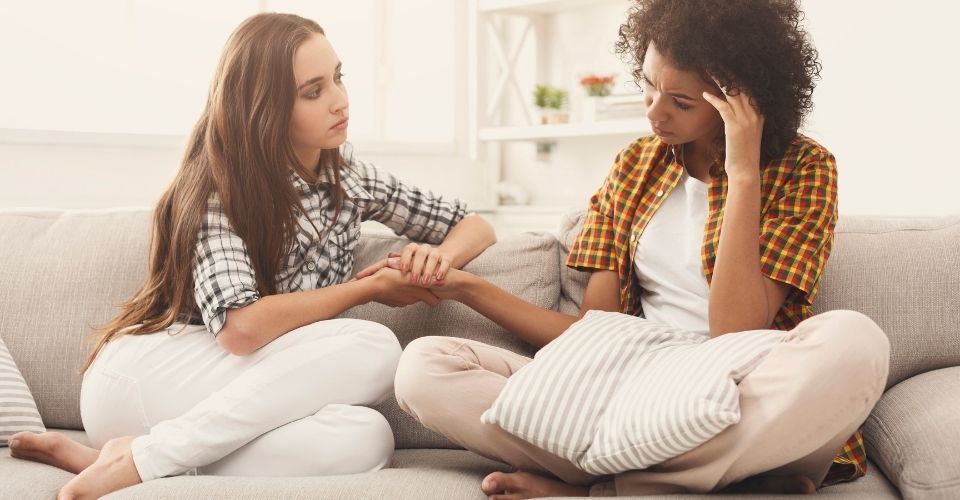 women talking